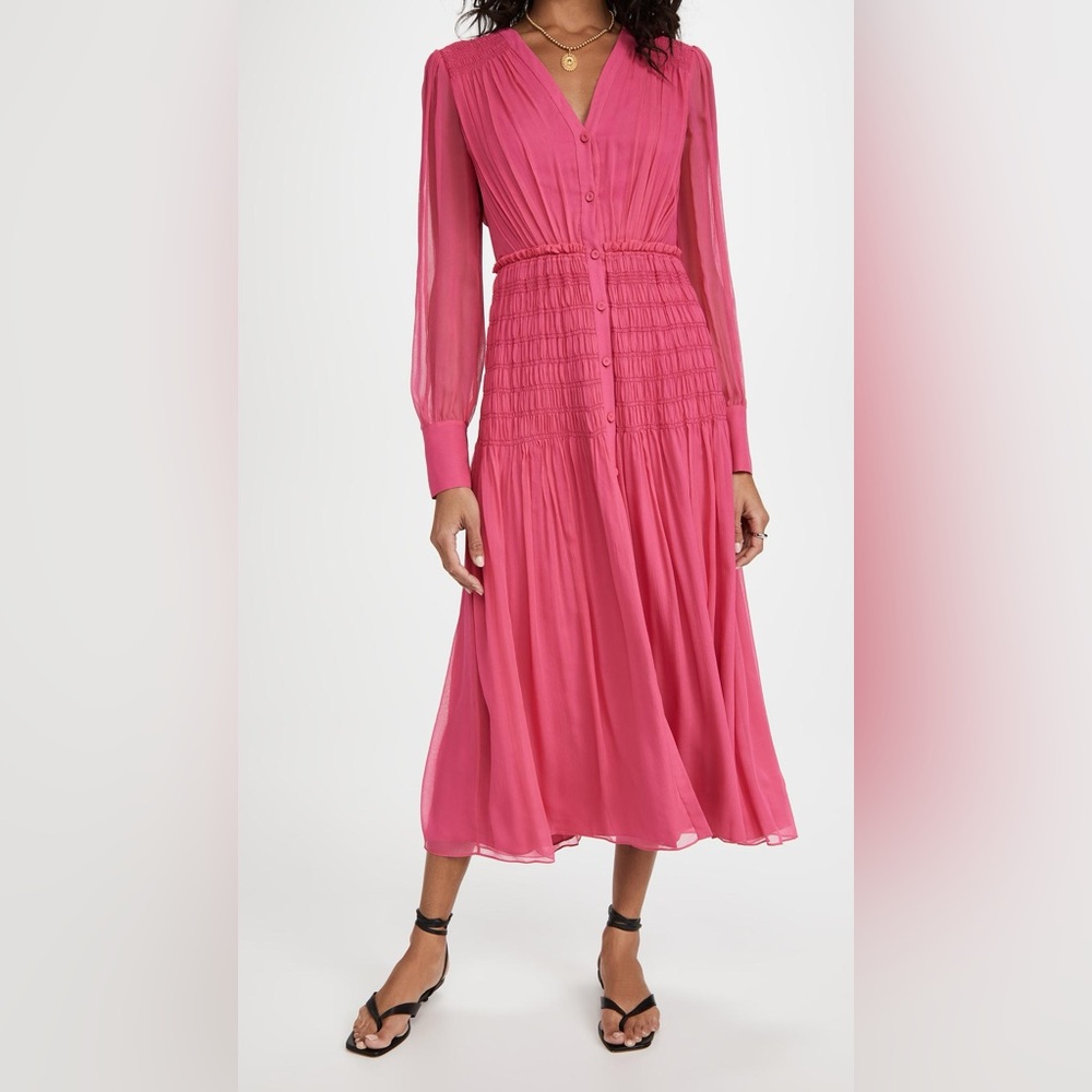 Jason Wu Pink Midi Dress